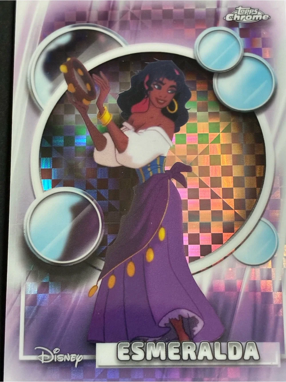 Esmeralda X-Fractor 2026 Topps Chrome Disney #31 Hunchback of Notre Dame Card